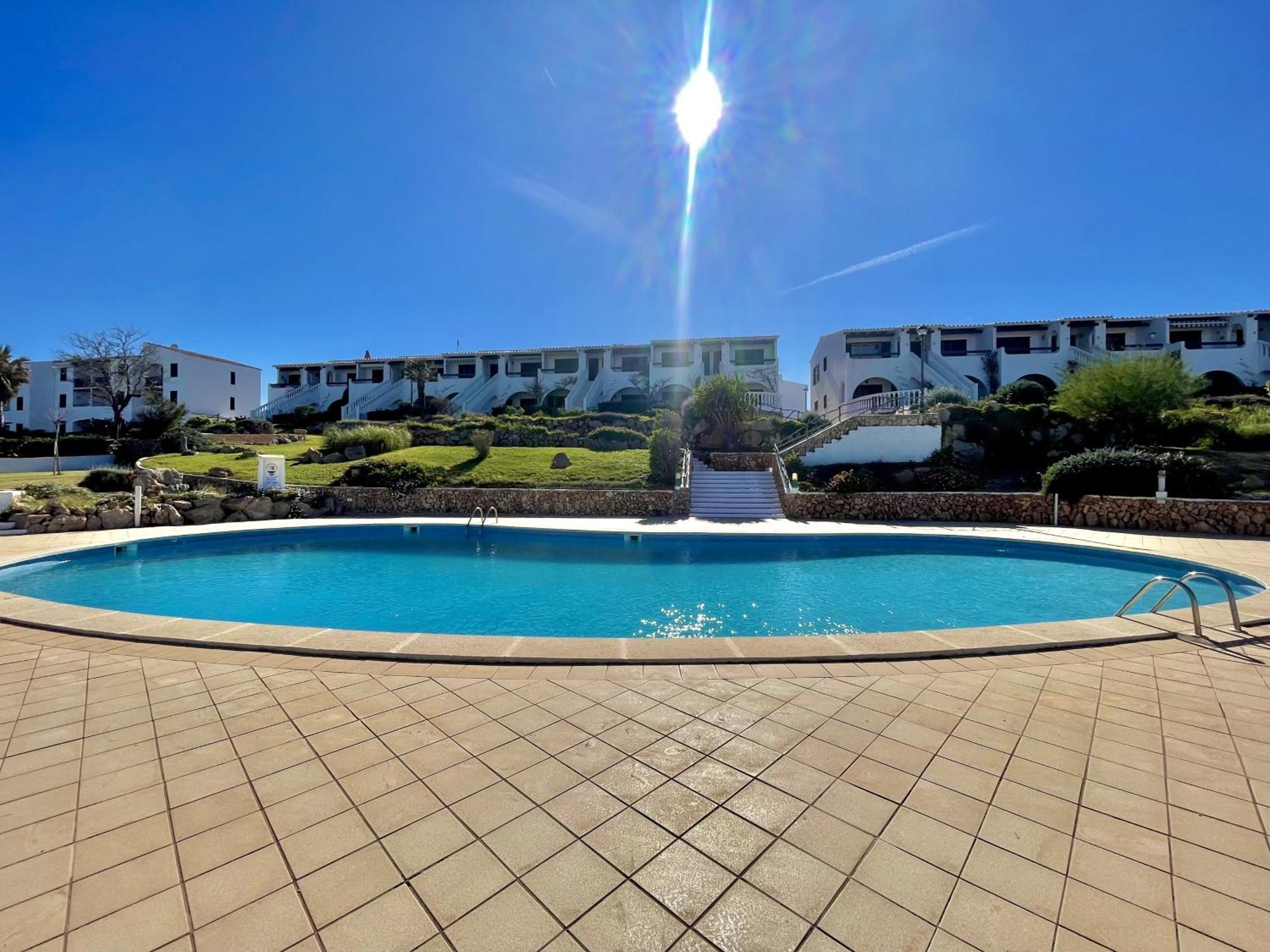 Mestral Apto En Planta Baja Con Piscina Arenal d'en Castell Esterno foto